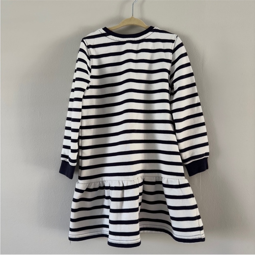 Polo by Ralph Lauren Kids Bear Striped Nightgown - Black and White - Picture 4 of 4